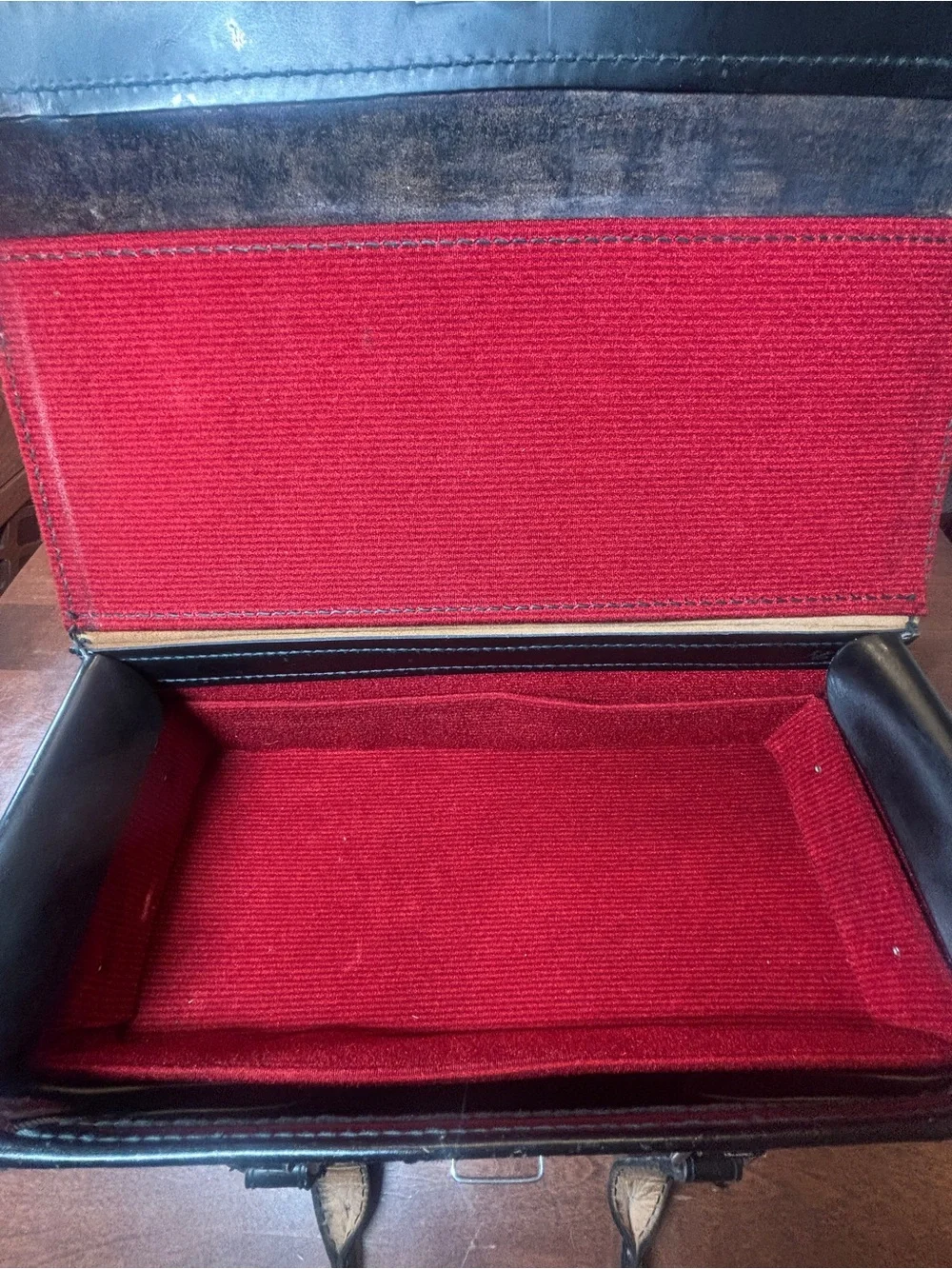 VINTAGE 60s/70s Leather Hard-Case Camera Bag / Satchel
